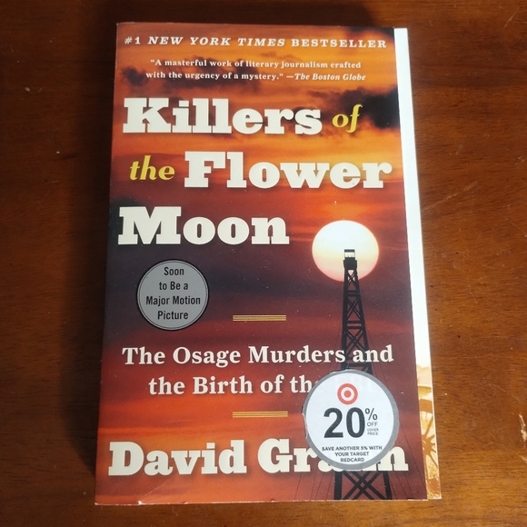Other - New Killers of the Flower Moon By David Granny Paper Back Book